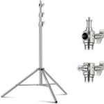 NEEWER Stainless Steel Light Stand 79 inches Heavy Duty Stand for Studio Softbox