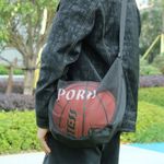 Basketball Mesh Bag Adjustable Soccer Mesh Sports Ball Holder Crossbody Ball Bag