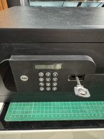YALE MOTORISED HIGH SECURITY BLACK LAPTOP SAFE  - 20 x 48 x 35cm - YLEB/200/EB1