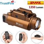 Trustfire 1350 Lumen Tactical Weapon Torch Glock & Picatinny Pistol Light UK