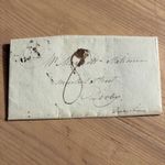 1803 Pre-Stamp Letter Entire to Mr Marsh in Derby