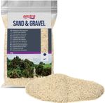 AMTRA White Quartz Fine White Quartz Aquarium Sand, for Fresh or Salt Water 5kg