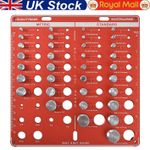 34 Standard and Metric Nut and Bolt Thread Checker Bolt and Nut Identifier Gauge