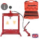 12T Manual Hydraulic Press Bearing Press Forging Press & 52x Bearing Bush Driver