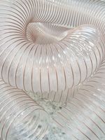 PU Clear Flexi Ducting Hose - Wood Saw Dust Fume Woodworking CNC Extraction Vent