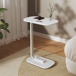 C-Shaped Compact Sofa Side End Coffee Table Bedside Laptop Table Living Room UK