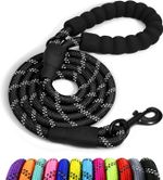 Extra Strong Reflective Rope Dog Lead with Foam Padded Handle Leash 5ft 150cm
