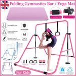 Gymnastics Bars Expandable Horizontal Training Bar For Children Kids Home Gym UK
