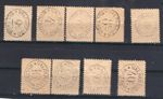 CHILE, YV # TAX 1 A/9 A. COMPLETE SET, MNH