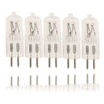 5x Halogen Bulb G4 230V 75W Warm White Lamp Dimmable G5.3 Pen Base Lamp