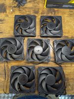 ARCTIC P12 Pro PST CO 120mm PWM Case Fans – Job lot of 7