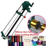 Manual Hot Stamping Foil Roll Slitter | Craft & Industrial Paper Cutter