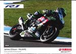 JAMES ELLISON McAms Yamaha POSTCARD. YZF-R1 BSB Superbikes 2017