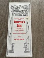 1945 embassy theatre programme - tomorrows eden by  donald sutherland