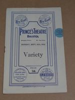 Harry Lauder 1935 Prince's Theatre, Bristol Programme(Eric Randolph/Freddy Dosh)