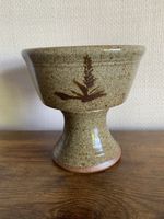Studio Pottery Footed Planter Or Bowl Mildmay Pottery Paul Ager 15cm Tall