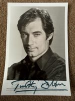 Timothy Dalton Signed 5” x 7” Autograph Promo Photo James Bond - Sent Out By Eon
