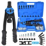 100X Professional Hand Nut Tool M3- M12 Repair Kit Riveter Rivnut Gun Mandrels
