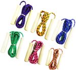 HIGH SKIPPING ROPE FOR KIDS AND ADULTS COLORS BLUE PINK ORANGE PURPLE YELLOW 
