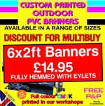 PVC VINYL BANNER SIGN / SHOP SIGNS FOR OUTDOOR USE Banners / Signs / Posters
