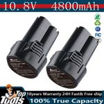 2X 10.8V BL1013 Li-ion Battery BL1014 194550-6 194551 LCT203 4.8Ah for Makita
