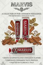 4 Pcs Marvis Cinnamon Mint Toothpaste, 85 ml  Sensational Flavoured Toothpaste 