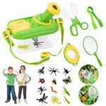 Bug Hunting Kit Bug Catcher Insect Box with Insects Set Outdoor Explorer Kit Toy