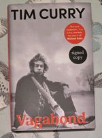 TIM CURRY VAGABOND HARDCOVER SIGNED BOOKPLATE EDITION VERY RARE SOLD OUT NEW