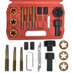 13PC TAP AND DIE SET for WHEEL NUTS BOLTS & STUDS M12x 1.25 M12x 1.5 M14x 1.5mm