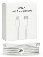 iPhone17, 15 Pro Max, 16Pro Charger Type C to C Cable 2m 240W Genuine Original