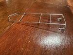 Bike Basket Bracket Metal Mount Back Front VGC Bicycle Cycle Carrier Rack SILVER