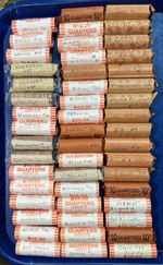 COMPLETE - ALL 50 MINT ROLLS - EVERY STATE - QUARTERS