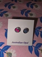 opal ear rings from Australia