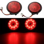 Pair Red Shell LED Tail Lights For Can-Am Outlander Commander Maverick Renegade