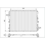 Valeo Engine Radiator fits Mercedes-Benz Cls 2017-2018