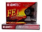 2x EMTEC FE I Ferro Extra 90 Blank Audio Cassette Tapes Type I Sealed NOS #679