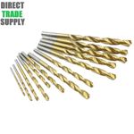 HSS Metal Drill Bit Tin Titanium Metric 1-13mm in 0.1mm Imperial 1/16" -1/2"