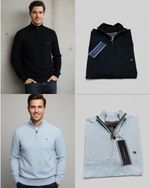 MENS TOMMY HILFIGER PREMIUM LONG SLEEVE ZIP JUMPER