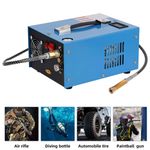 4500PSI PCP Air Compressor Electric Airgun Rifle High Pressure Pump 12V 8L