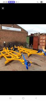 2300TG Tractor-Towed Land Leveller Grader Farm Implement Frame with Wheels.
