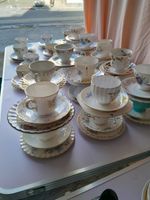 Job Lot Afternoon Tea Trios 25 Place Settings , Weddings Etc  Cup Saucer Plate