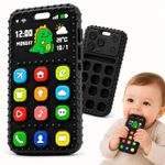Baby Sensory Teething Toy for Boys & Girls 3 6 9 12 Months Silicone Phone