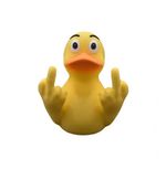 Funny Middle Finger Duck,Unique Middle Finger Rubber Ducks Figurines Prank Gifts