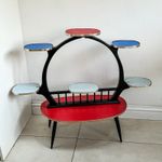 1950s Mid Century 4 Tier Plant Display Stand.  38x78x95cm