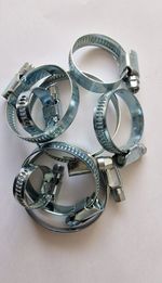 Pack of 10 hose clips, 9mm band width, W1, see description for sizes (#3, E-STK)