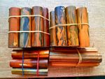 Vintage Bakelite Rods Vintage Catalin Rods Faturan 40-50s. 1719 grams