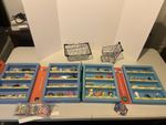 M&S Little Shop Mini Collectibles Complete Collection with Basket and Trolley