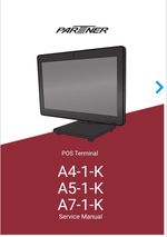 Restaurant EPOS Terminal Partner A7-1-k. Tested Working (wall bracket only)