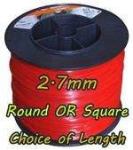 STIHL Strimmer Line 2.7mm - 30m 50m 100m 208m 347m  Trimmer Cord