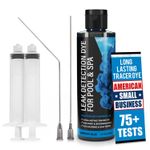 Pool Leak Detection Dye Kit 75 Tests 2 Stainless Steel Precision Applicators